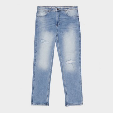 Blugi pentru bărbați HOODRICH PANTALONI  TITAN JEAN BLU