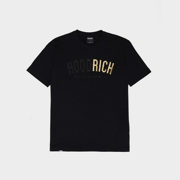 HOODRICH TRICOU CHROMATIC TEE BLK/GLD