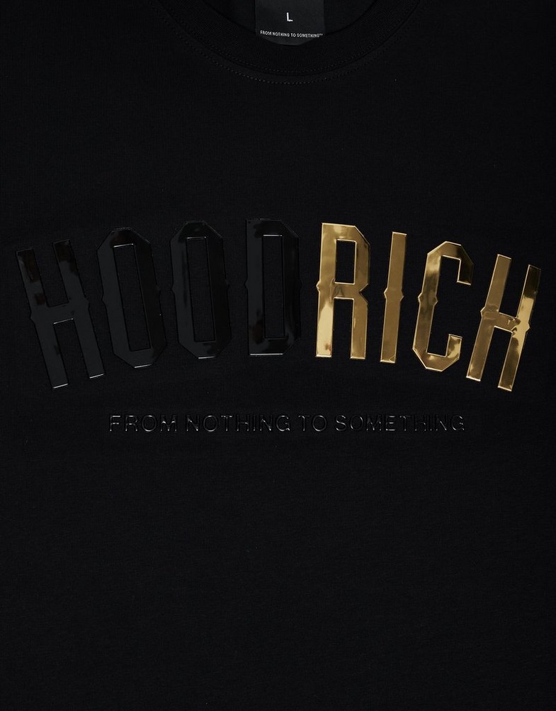 Tricou pentru bărbați HOODRICH TRICOU CHROMATIC TEE BLK/GLD