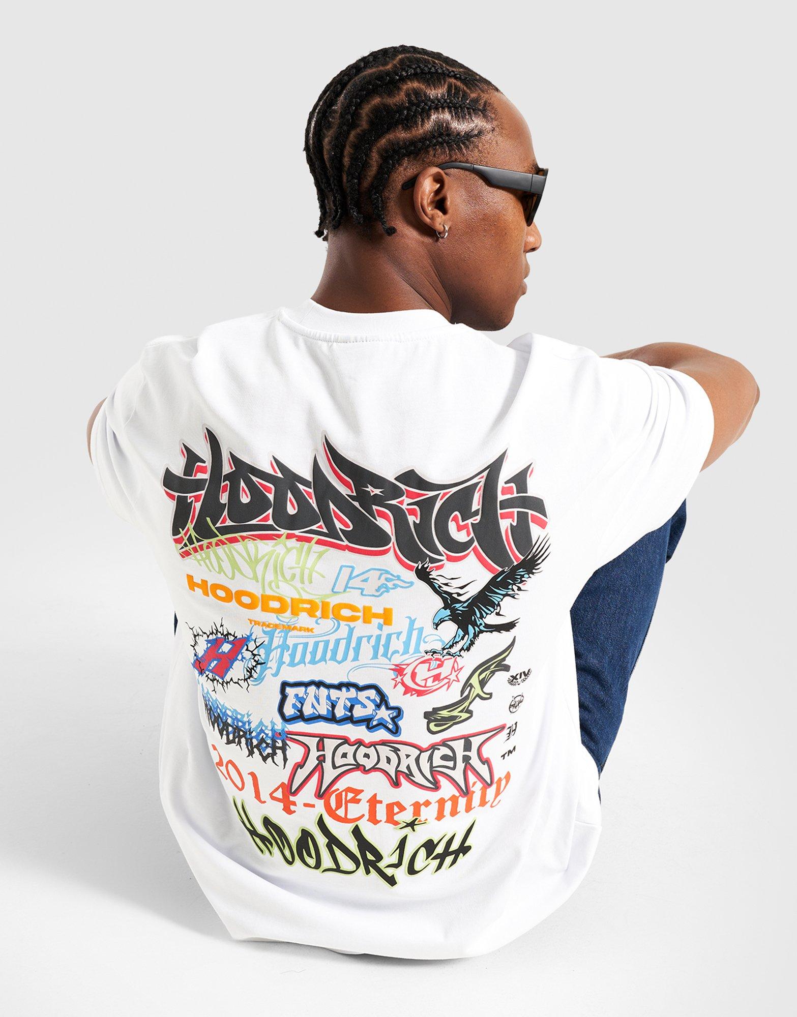 Koszulka, t-shirt męski HOODRICH T-SHIRT GRAFF RAVE TEE WHT HR04250064 Biały