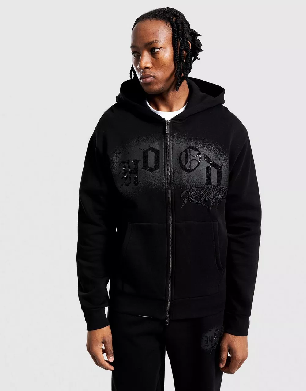 HOODRICH КОФТА НА БЛИСКАВЦІ З КАПЮШОНОМ IRON V2 FZ, фото 1 з 4