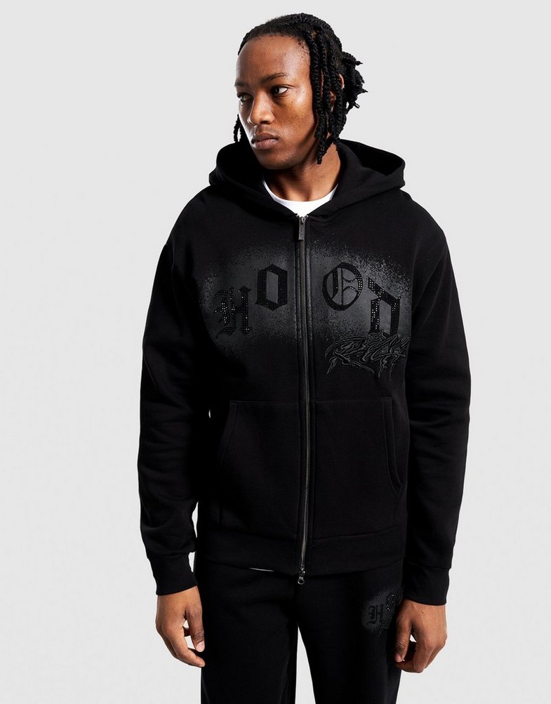 HOODRICH BLUZĂ HANORAC IRON V2 FZ Bărbați Negru HR04250239 | JD Sports