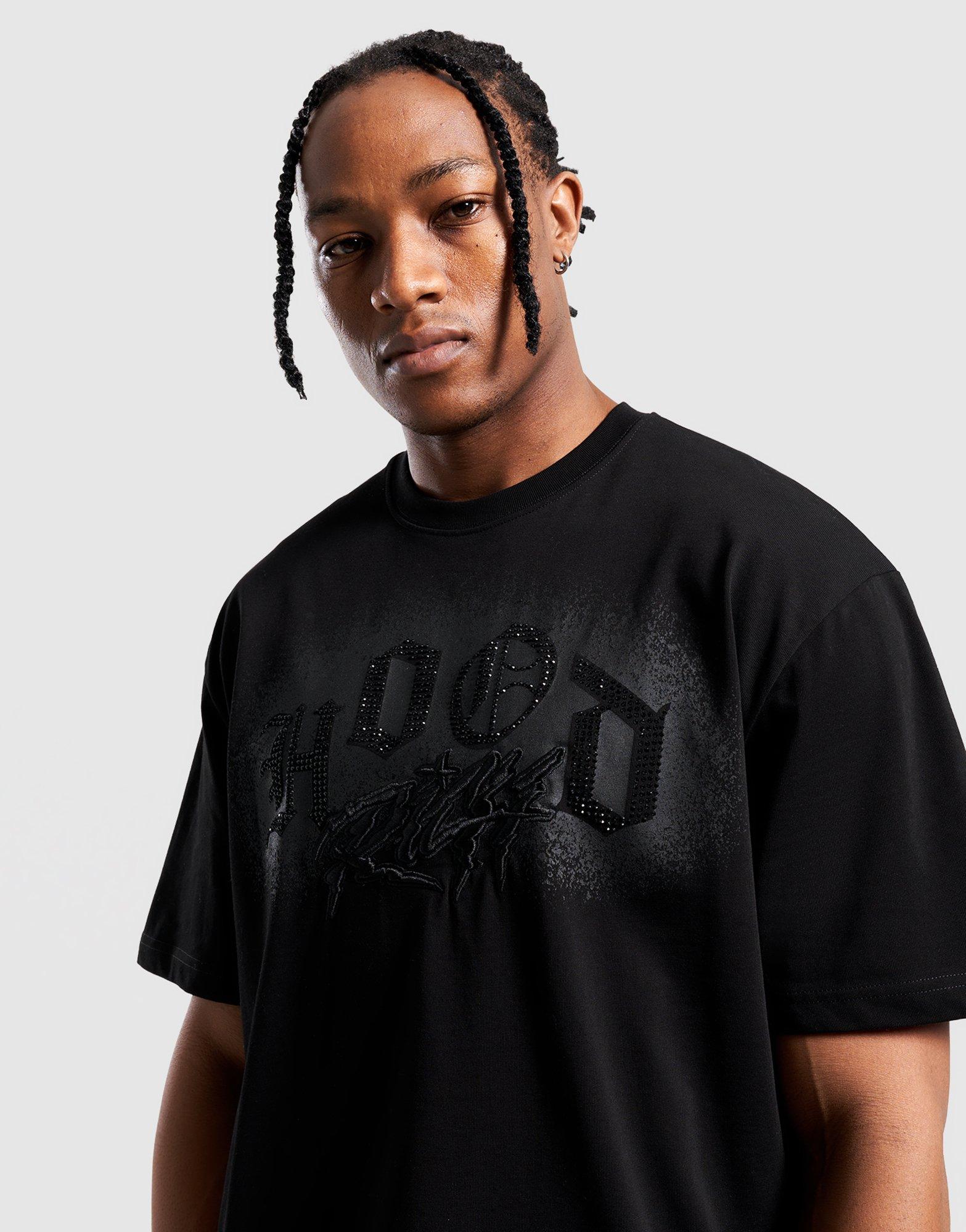 Мъжка тениска HOODRICH ТЕНИСКА IRON- OVERSIZED ТЕНИСКА HR04250241 Черен