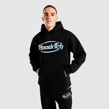 Férfi pulóverek HOODRICH PULÓVER KAPUCNIS CURVE OH HD BLK/BLU