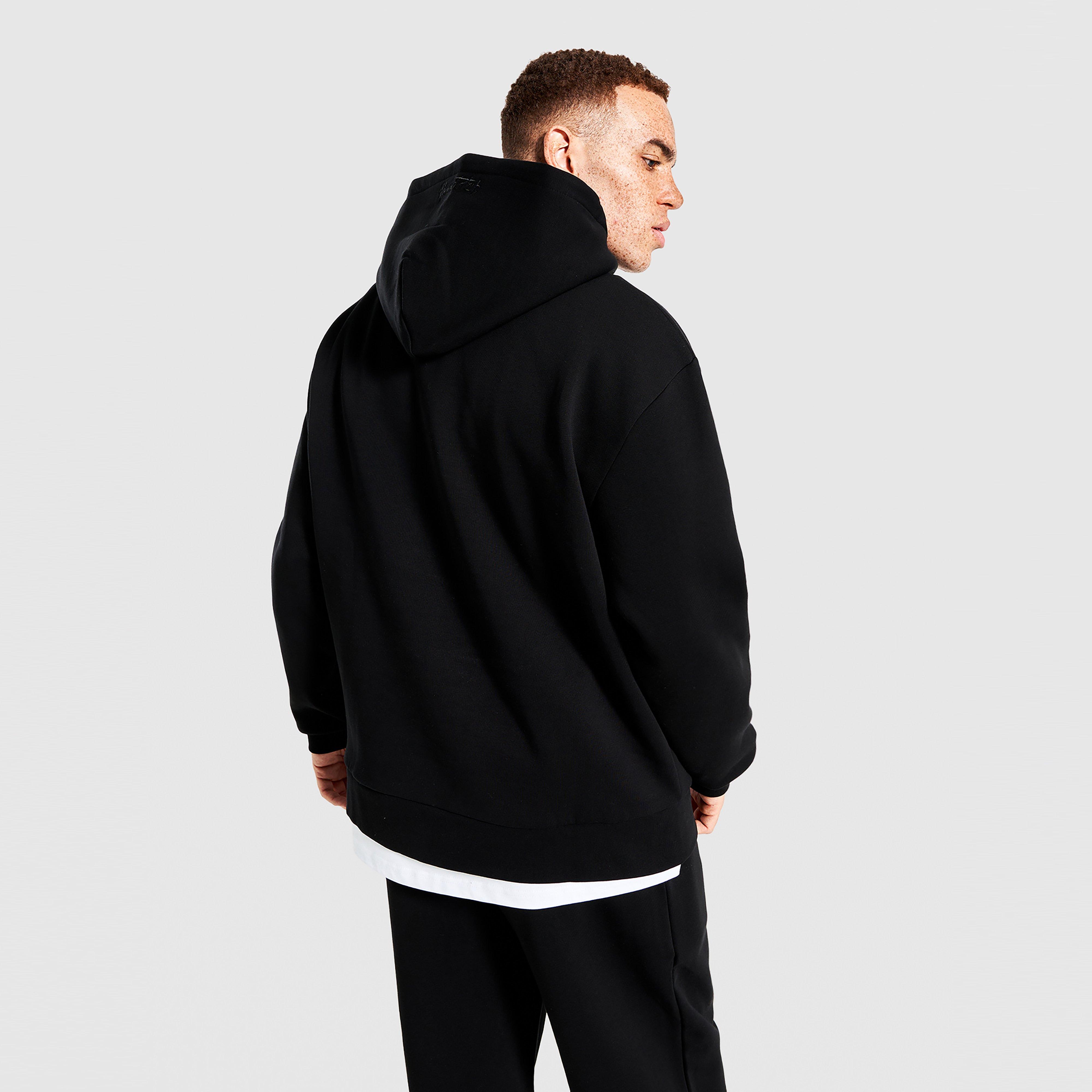 Férfi pulóverek HOODRICH PULÓVER KAPUCNIS CURVE OH HD BLK/BLU