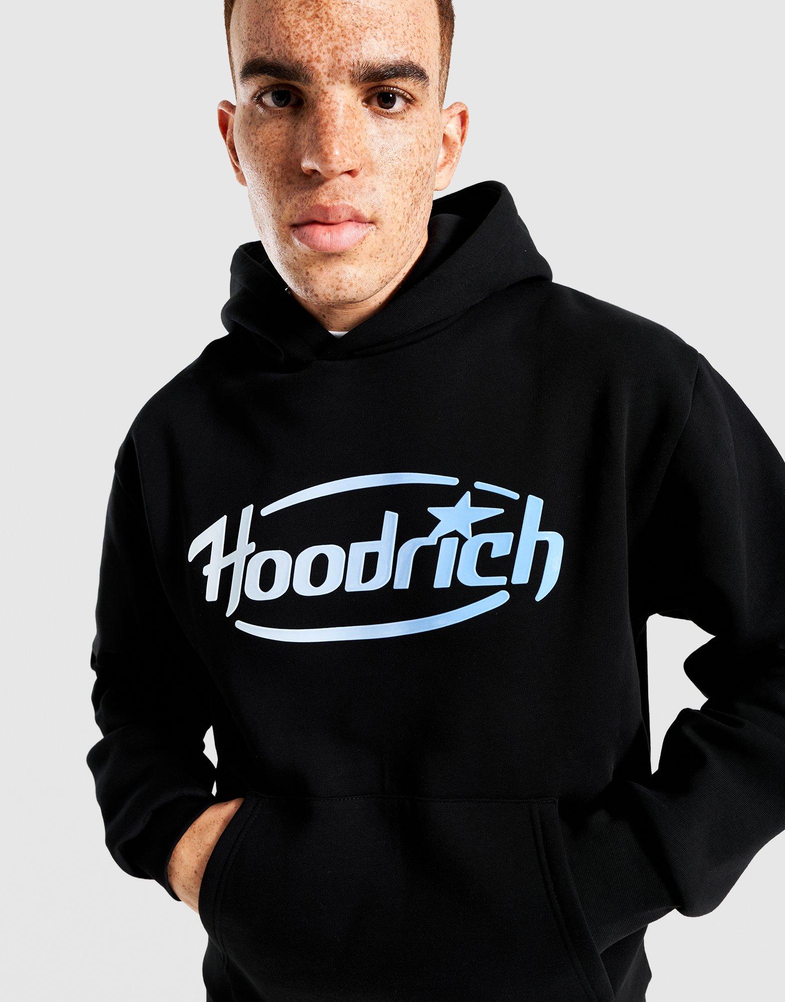 Pánska mikina HOODRICH MIKINA S KAPUCŇOU CURVE OH HD BLK/BLU HR04250334 Čierna