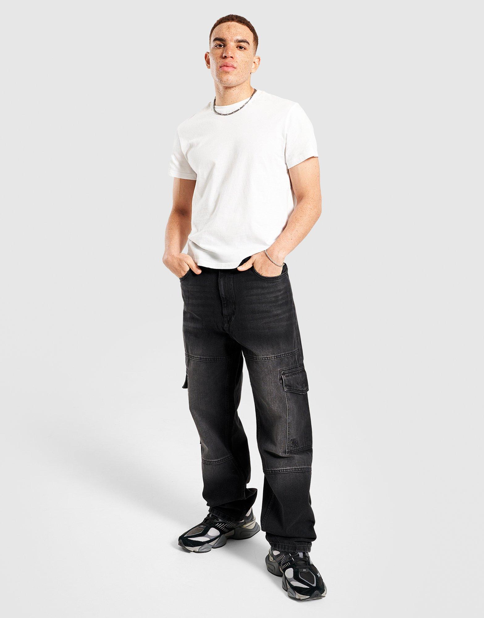 Hoodrich Nohavice  Script Cargo Dnm Wsh Blk.