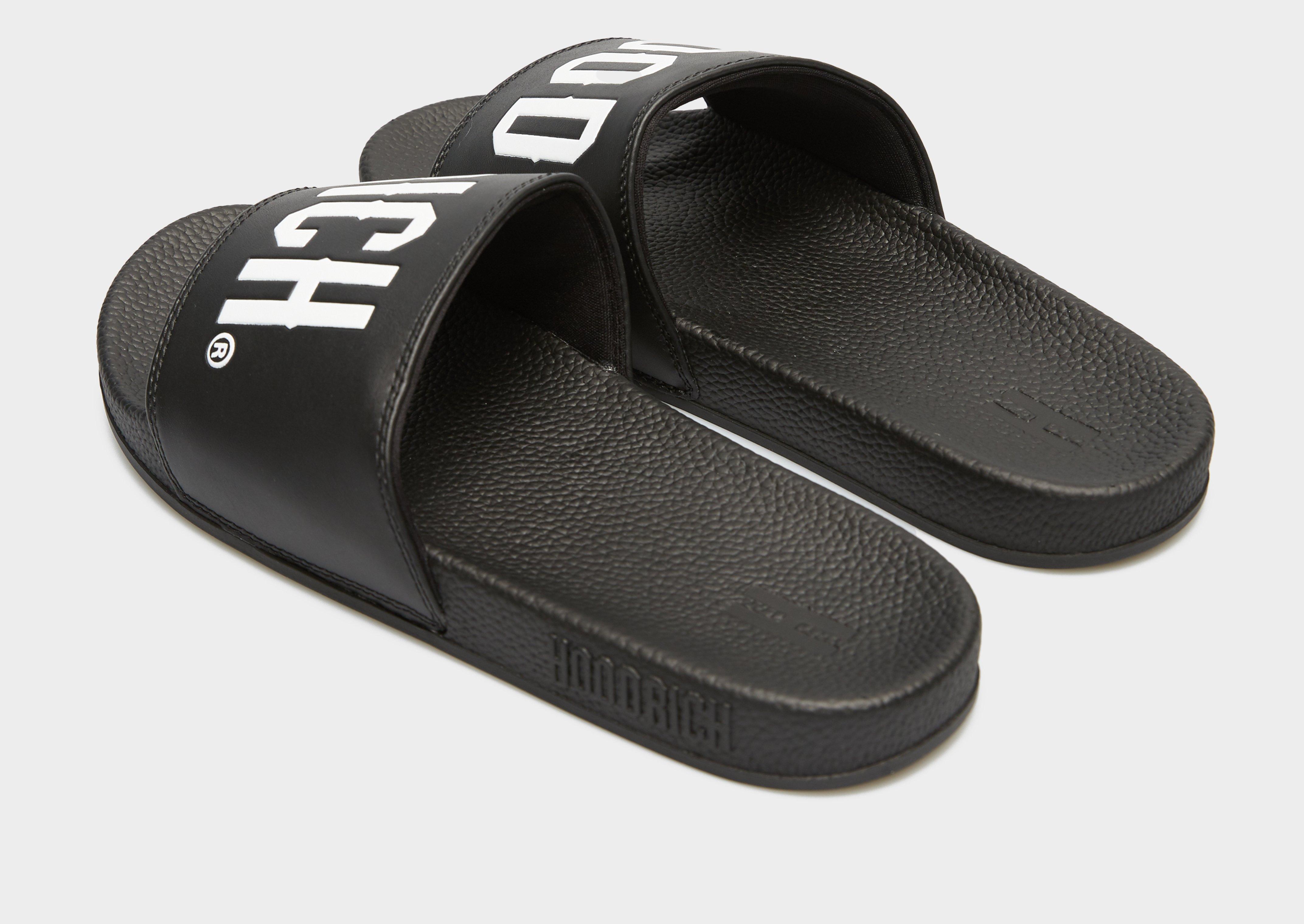 Férfi papucsok és flip-flopok HOODRICH OG CORE SLIDERS HR-2021-0031 Fekete