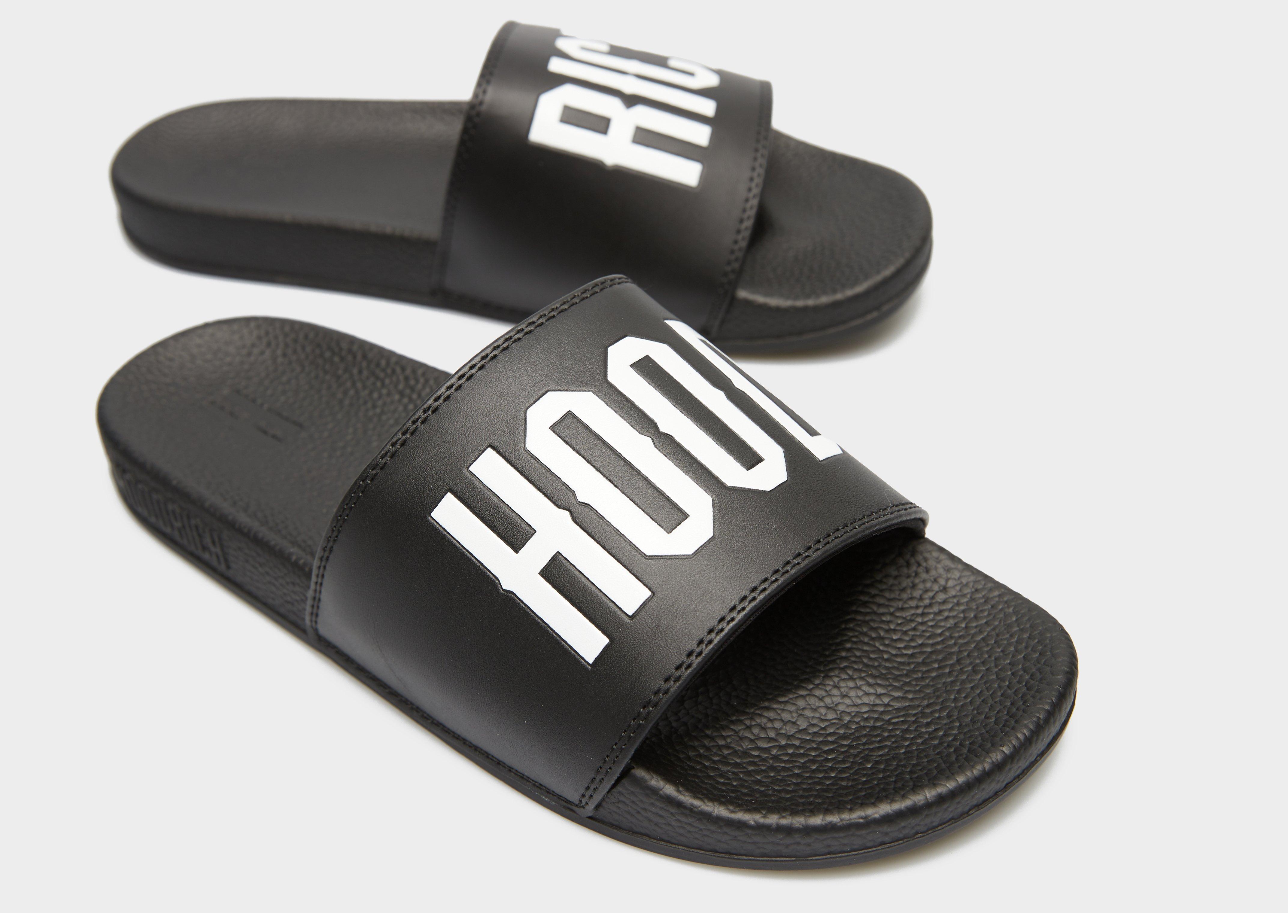 Férfi papucsok és flip-flopok HOODRICH OG CORE SLIDERS HR-2021-0031 Fekete