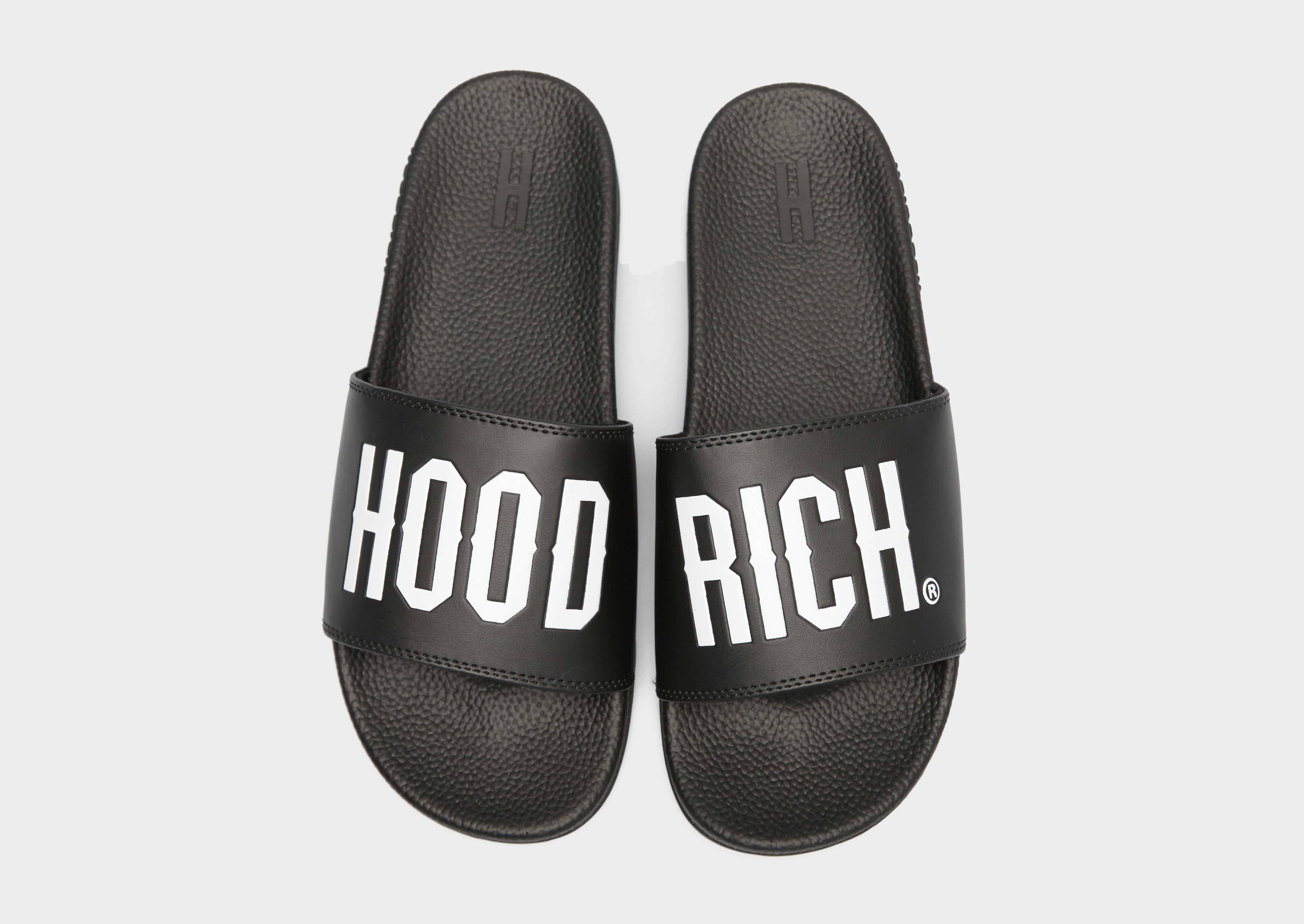 Férfi papucsok és flip-flopok HOODRICH OG CORE SLIDERS HR-2021-0031 Fekete