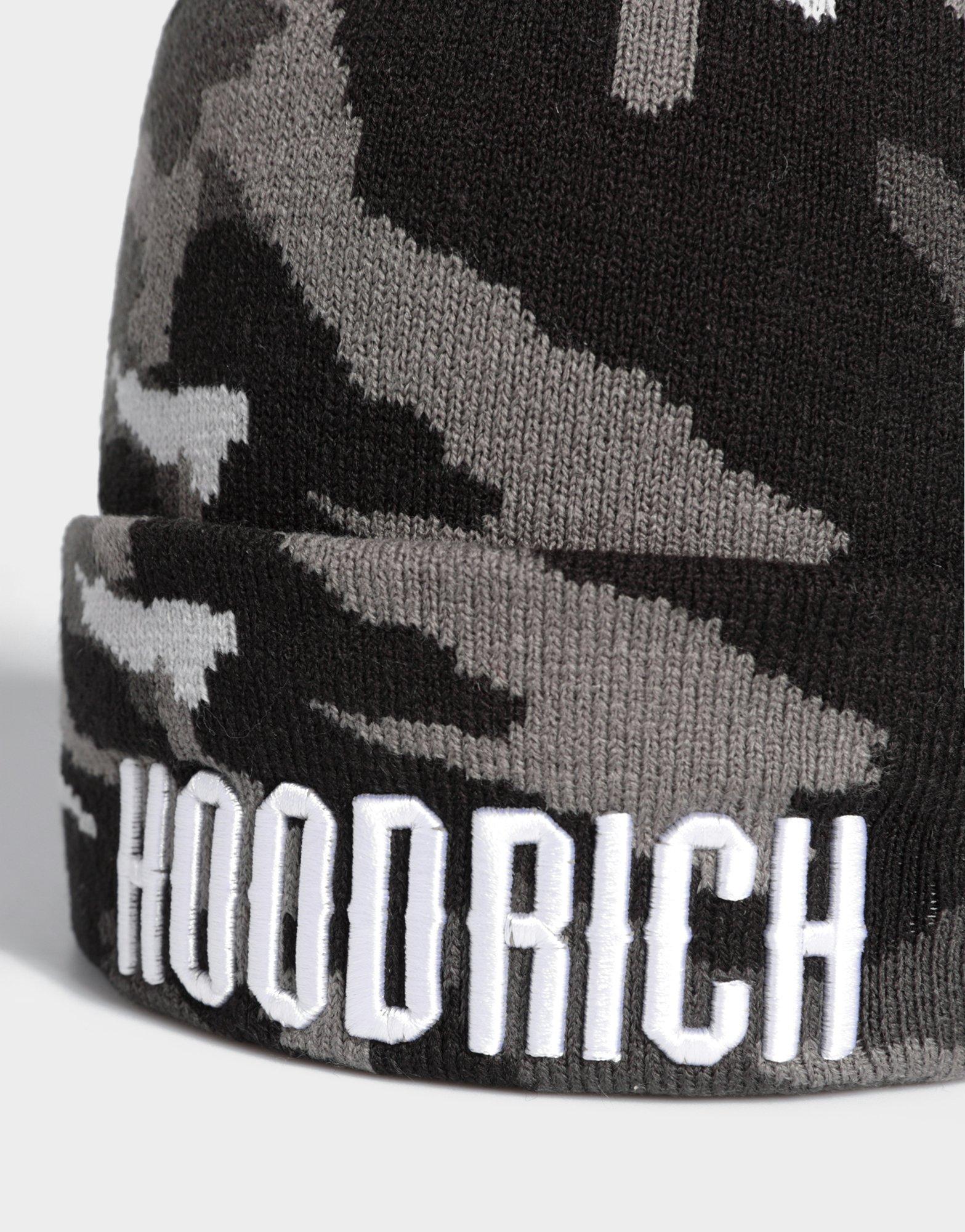 Дамска зимна шапка HOODRICH ЗИМНА ШАПКА OG CAMO BEANIE HR-2023-0218 Черен