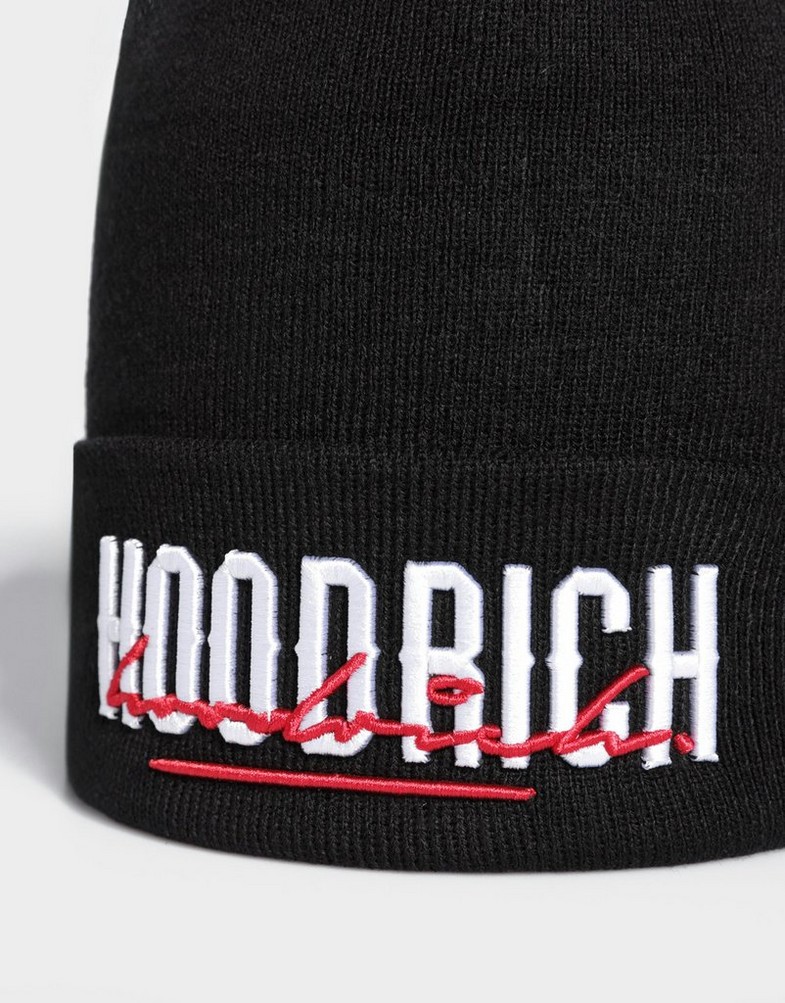 Жіночі зимові шапки HOODRICH КЕПКА OG BLEND BEANIE HR-2023-0221 Чорний
