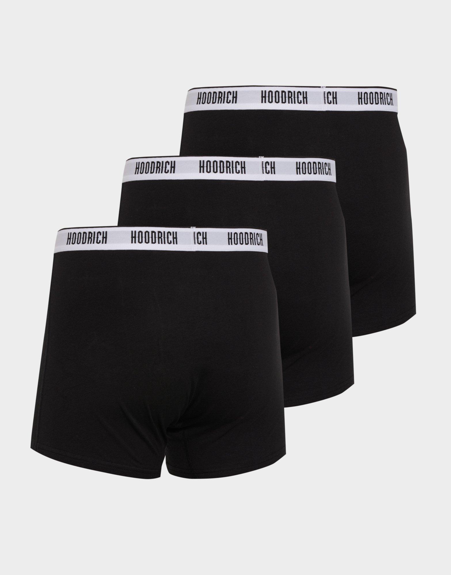Pánska spodná bielizeň HOODRICH TRENKY OG CORE 3 PACK BOXERS HR-2024-0215 Čierna