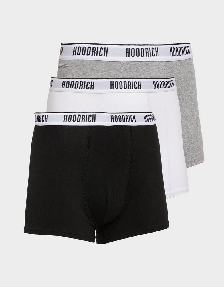 Férfi fehérnemű HOODRICH BOXERALSÓ OG CORE 3 PACK BOXERS