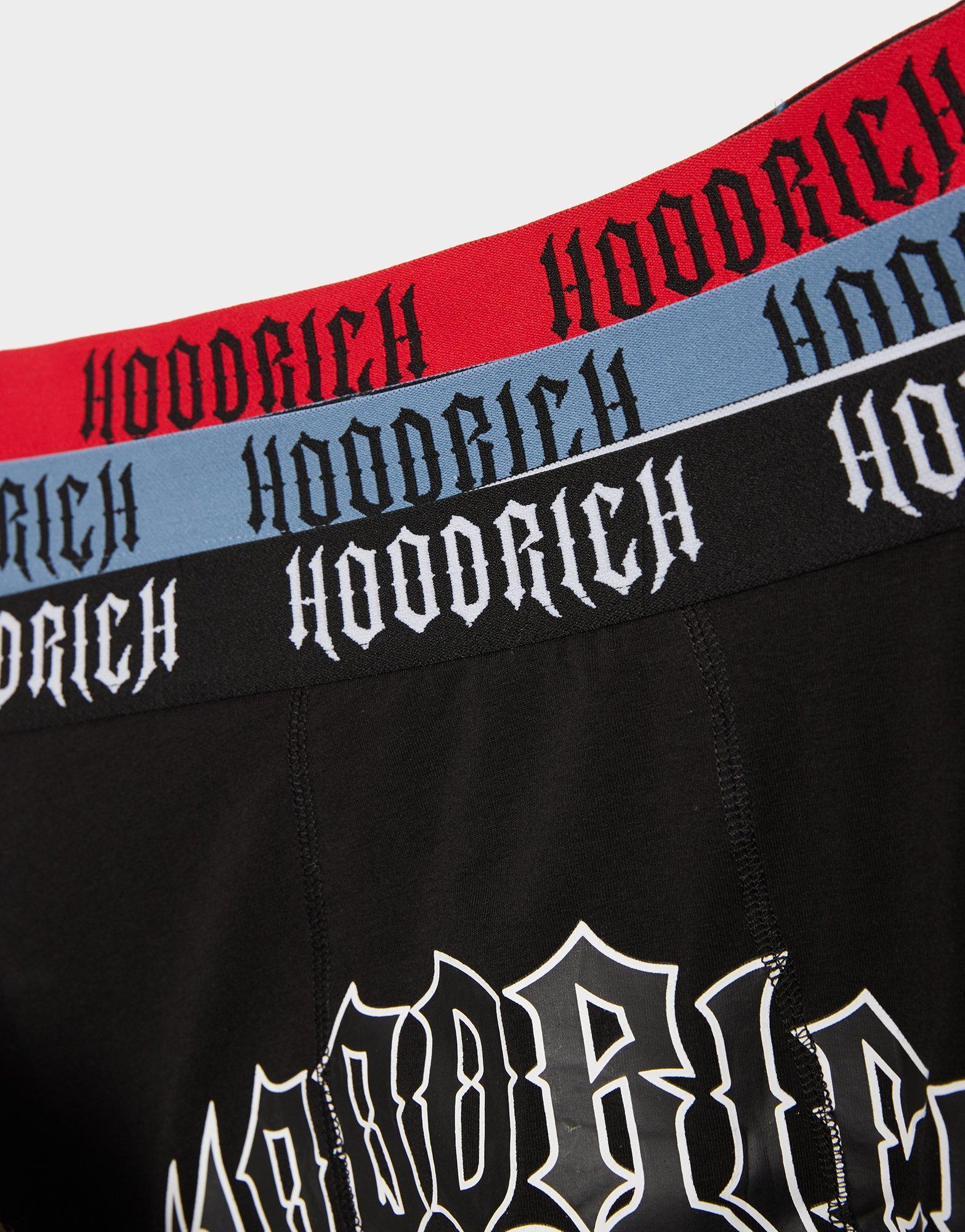 Muško rublje HOODRICH BOKSERICE RITUAL 3 PACK BOXERS HR20250144 crna
