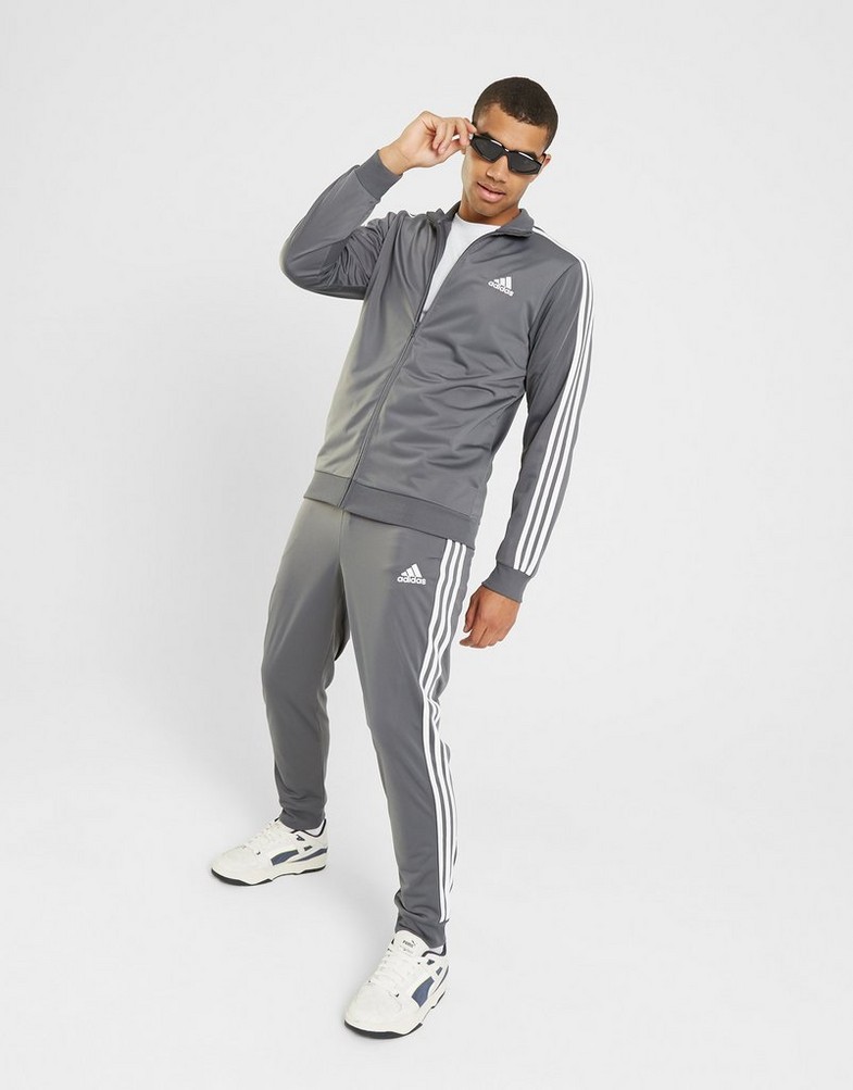 Pánska tepláková súprava ADIDAS SÚPRAVA BOS 3 STRIPE SUIT G5/WT HT6650 Sivá