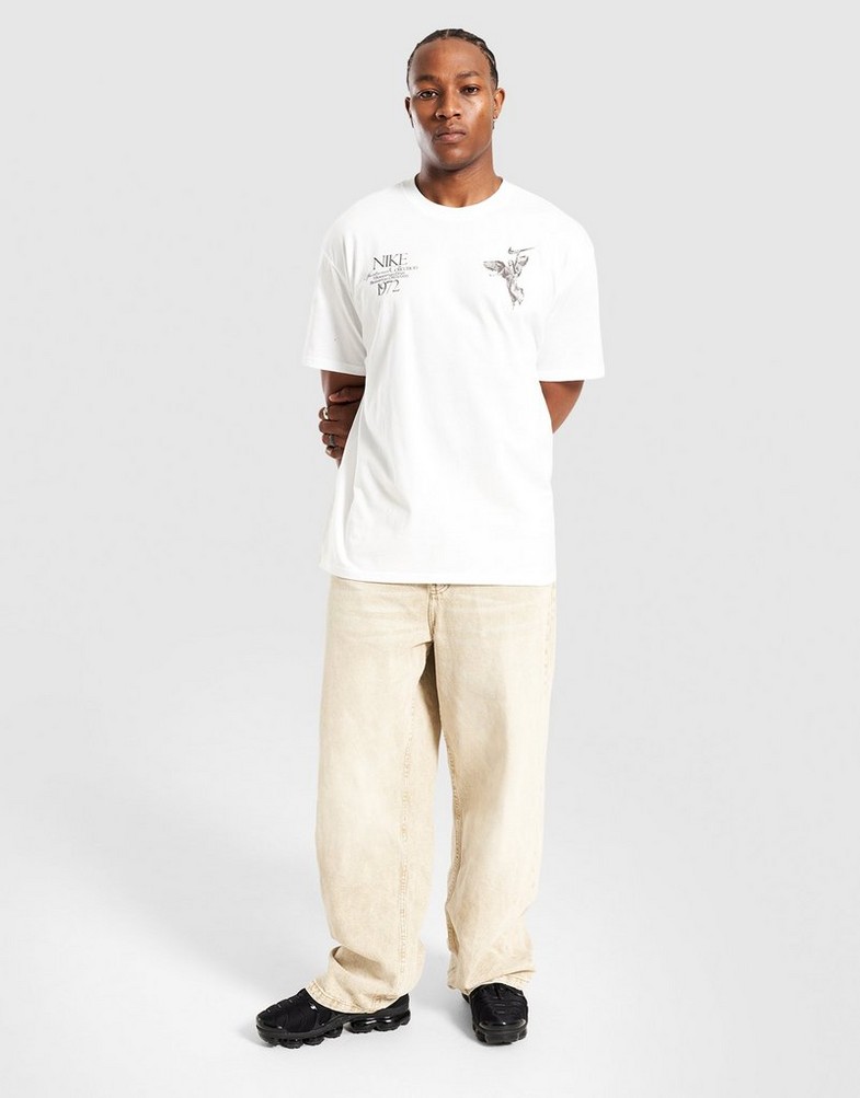 Tricou pentru bărbați NIKE TRICOU U NSW TEE M90 OC WINGS VICTORY HV0167-100 Alb