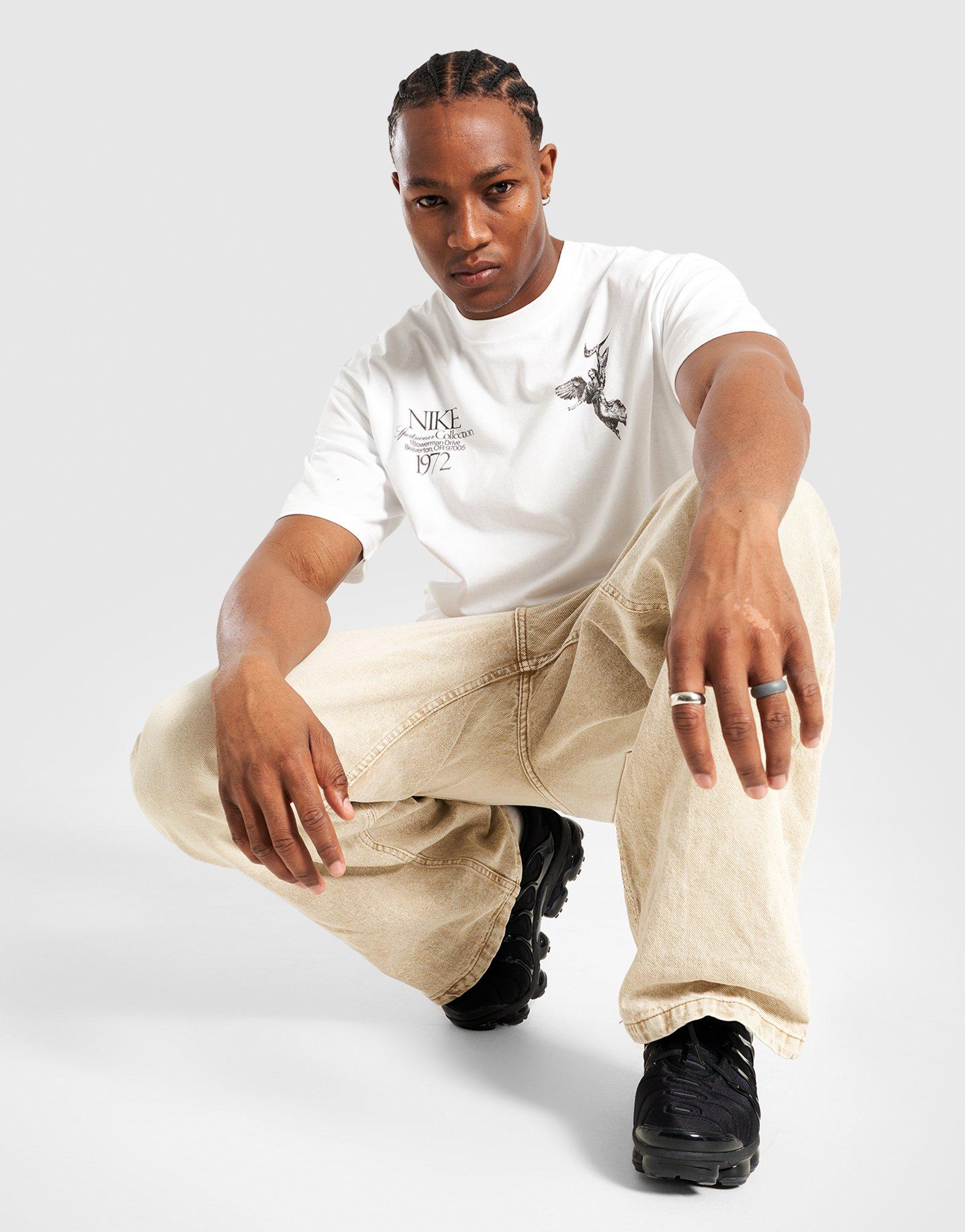 Pánske tričko NIKE TRIČKO U NSW TEE M90 OC WINGS VICTORY HV0167-100 Biela