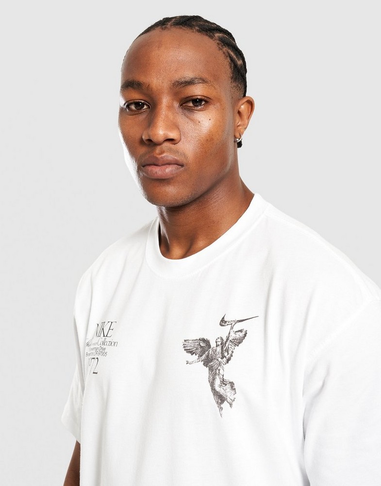 Tricou pentru bărbați NIKE TRICOU U NSW TEE M90 OC WINGS VICTORY HV0167-100 Alb