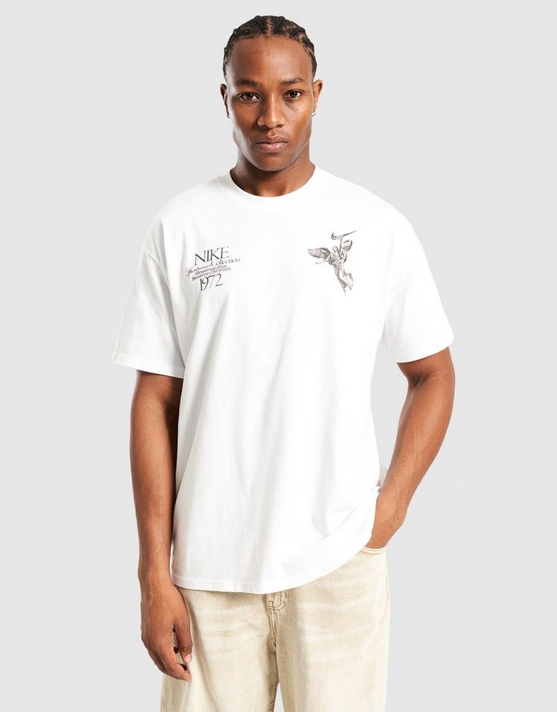 Tricou pentru bărbați NIKE TRICOU U NSW TEE M90 OC WINGS VICTORY HV0167-100 Alb