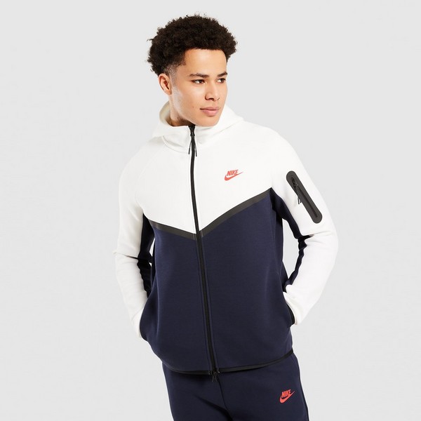 NIKE BLUZA ROZPINANA Z KAPTUREM M NK TCH FLC FZ WR