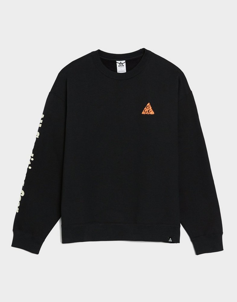 Bluza męska NIKE BLUZA U ACG TF TUFF FLC CREW OC GFX HV1119-010 Czarny