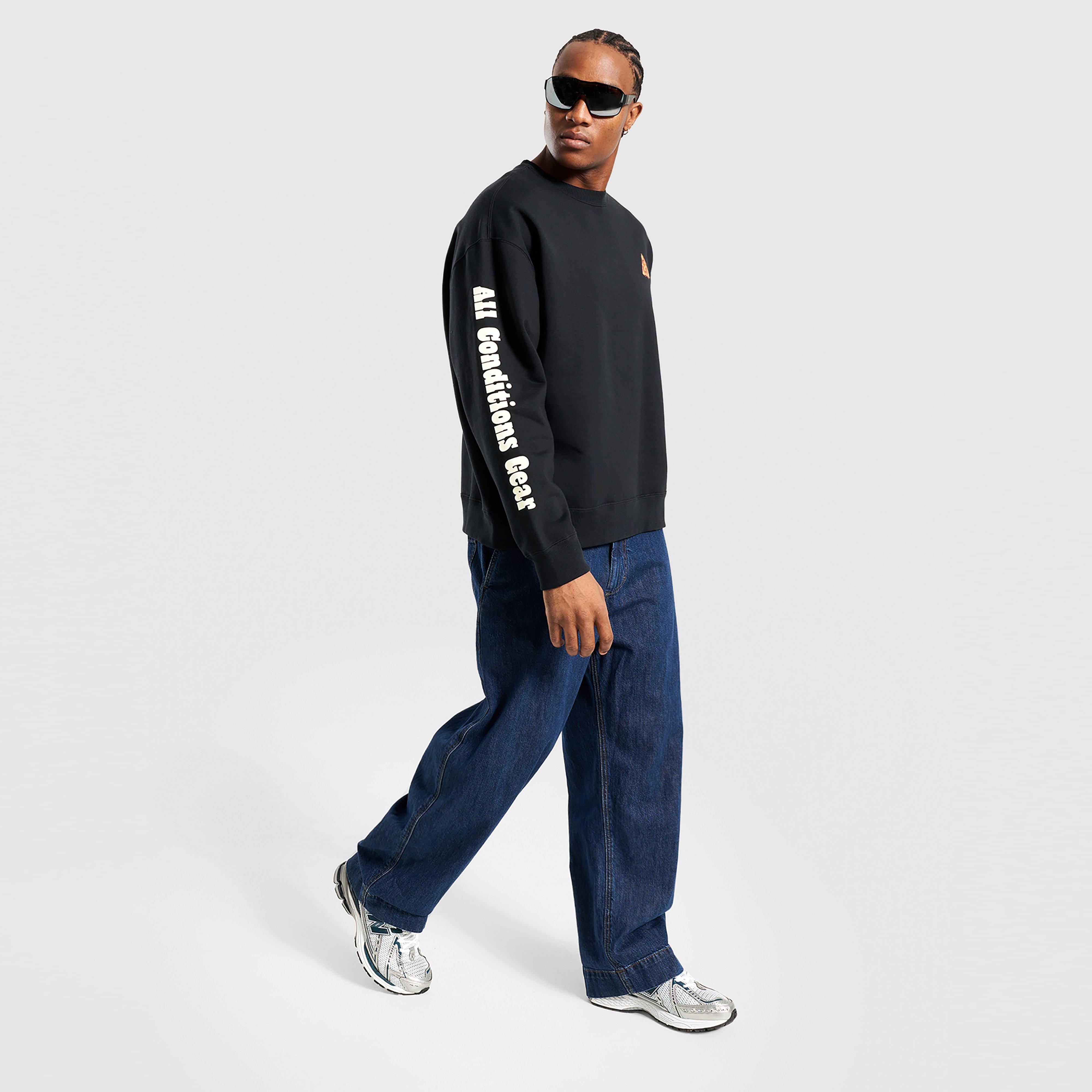 Férfi pulóverek NIKE PULÓVER U ACG TF TUFF FLC CREW OC GFX