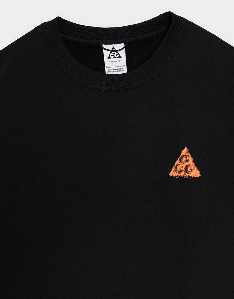 Bluza męska NIKE BLUZA U ACG TF TUFF FLC CREW OC GFX HV1119-010 Czarny