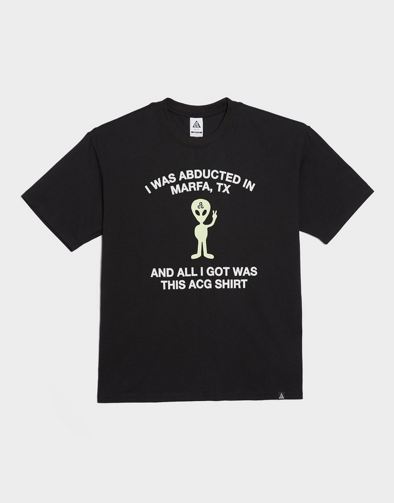 Tricou pentru bărbați NIKE TRICOU M ACG TEE ALIEN HV2168-010 Negru