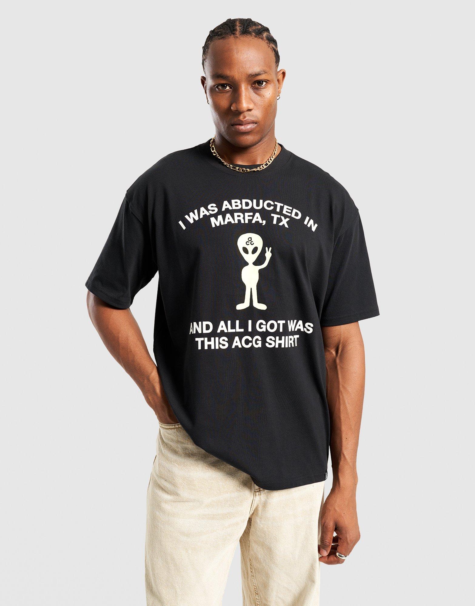 Muški T-shirt NIKE T-SHIRT M ACG TEE ALIEN HV2168-010 crna