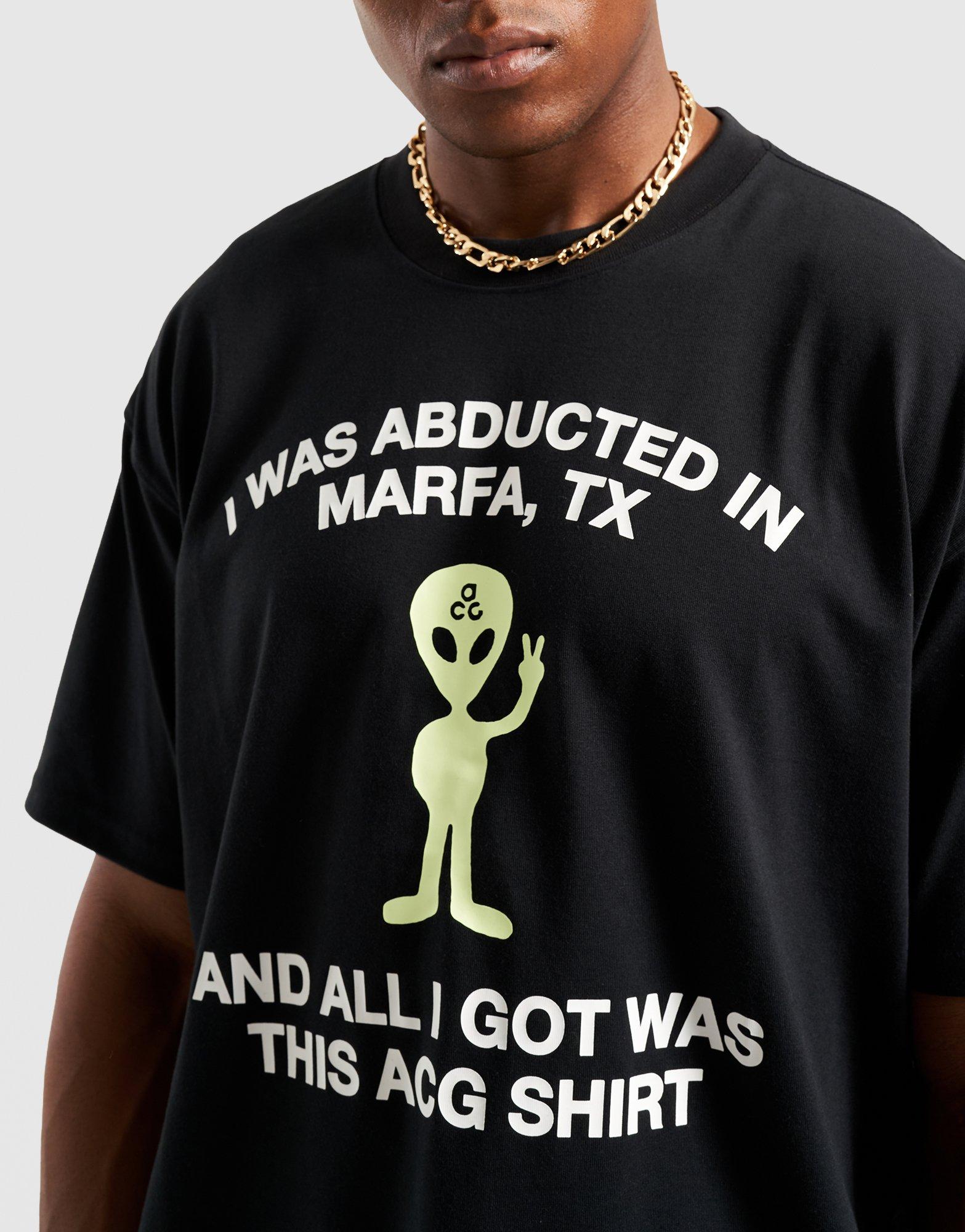 Muški T-shirt NIKE T-SHIRT M ACG TEE ALIEN HV2168-010 crna