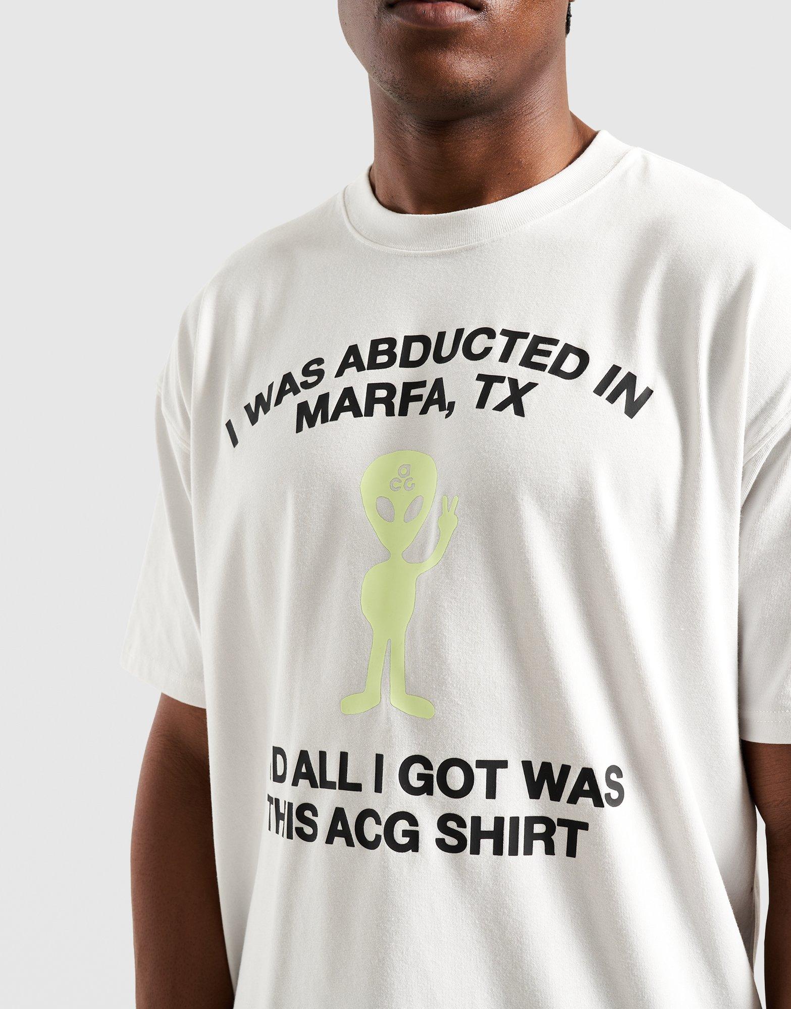 Tricou pentru bărbați NIKE TRICOU M ACG TEE ALIEN HV2168-121 Alb