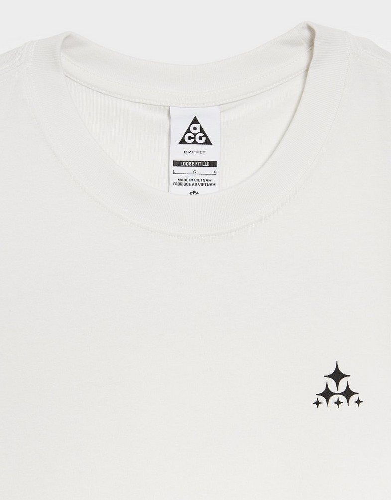Tricou pentru bărbați NIKE TRICOU M ACG TEE MYSTERY LIGHTS HV2172-121 Alb