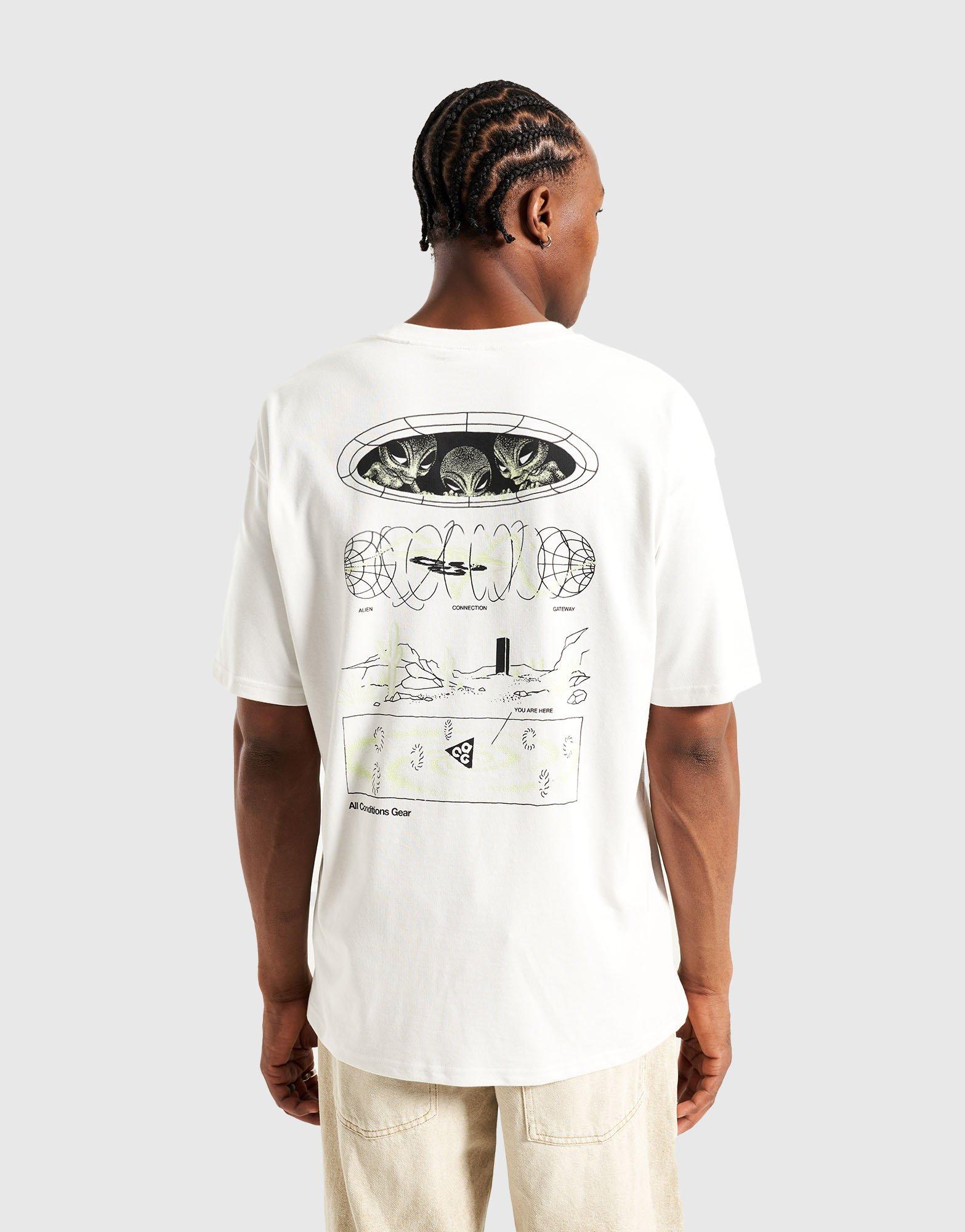 Koszulka, t-shirt męski NIKE T-SHIRT M ACG TEE MYSTERY LIGHTS HV2172-121 Biały