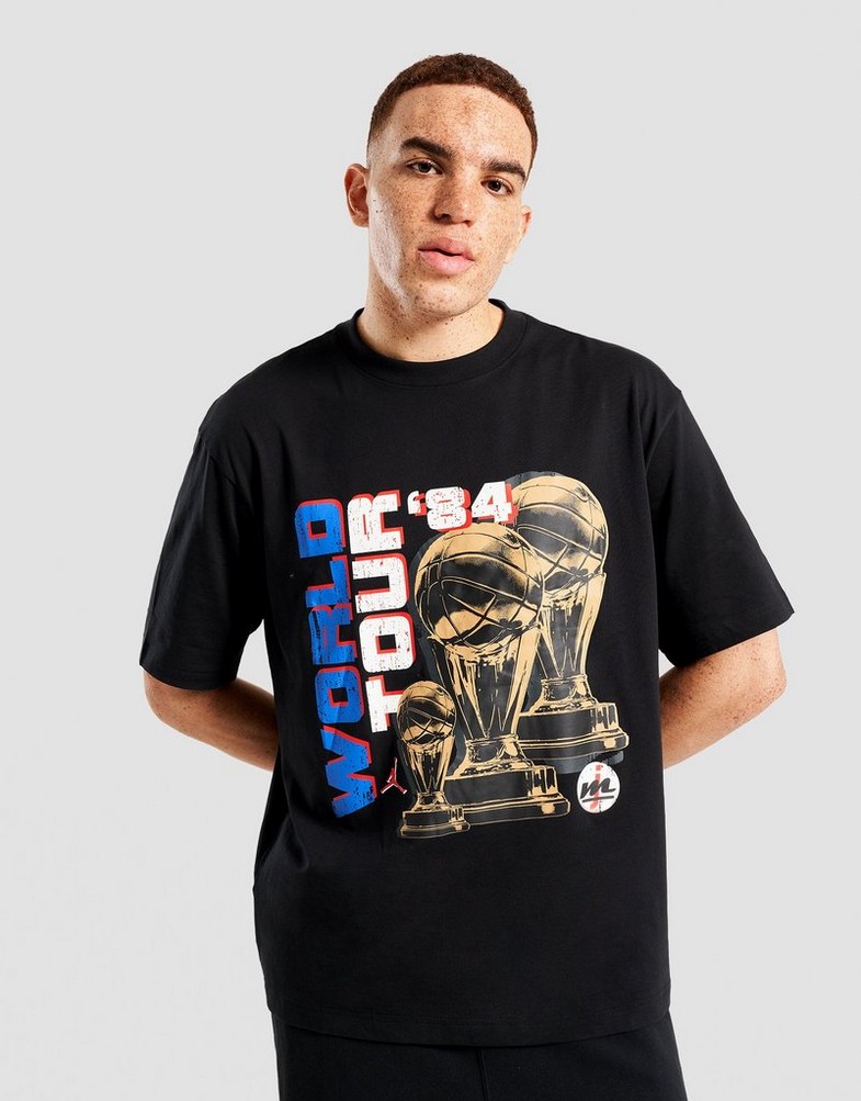 Pánske tričko JORDAN TRIČKO M J NC WORLD TOUR SS CREW HV3899-010 Viacfarebná