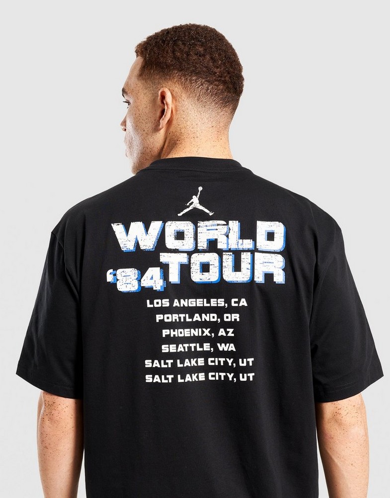 Pánske tričko JORDAN TRIČKO M J NC WORLD TOUR SS CREW HV3899-010 Viacfarebná