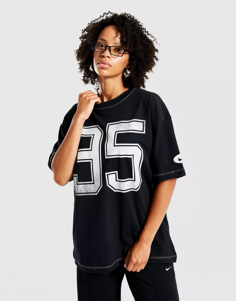 NIKE ФУТБОЛКА W NSW STREET SS OS TEE, фото 1 з 5