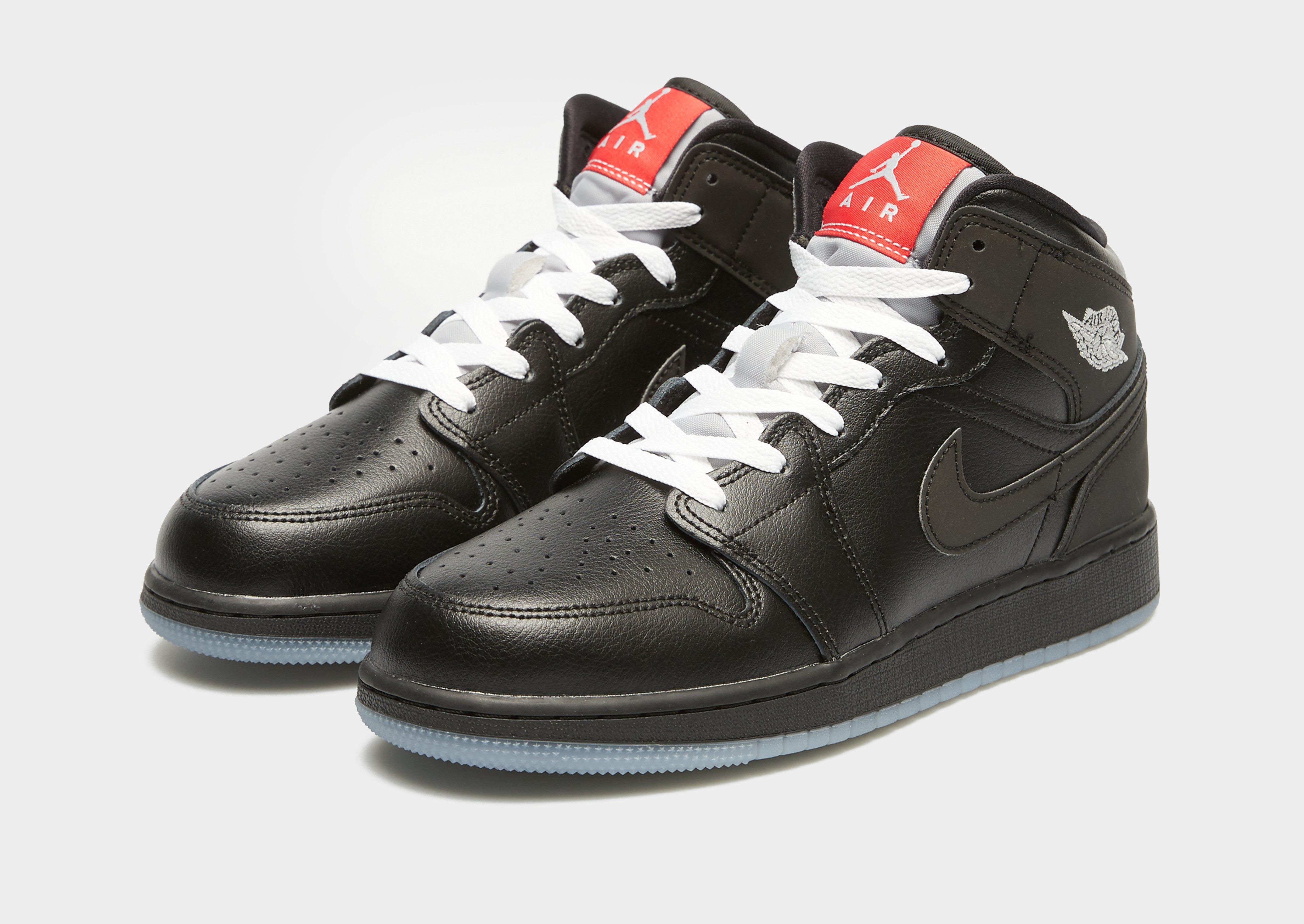 Gyerek sneakers JORDAN AIR JORDAN 1 MID BG HV5180-010 Fekete