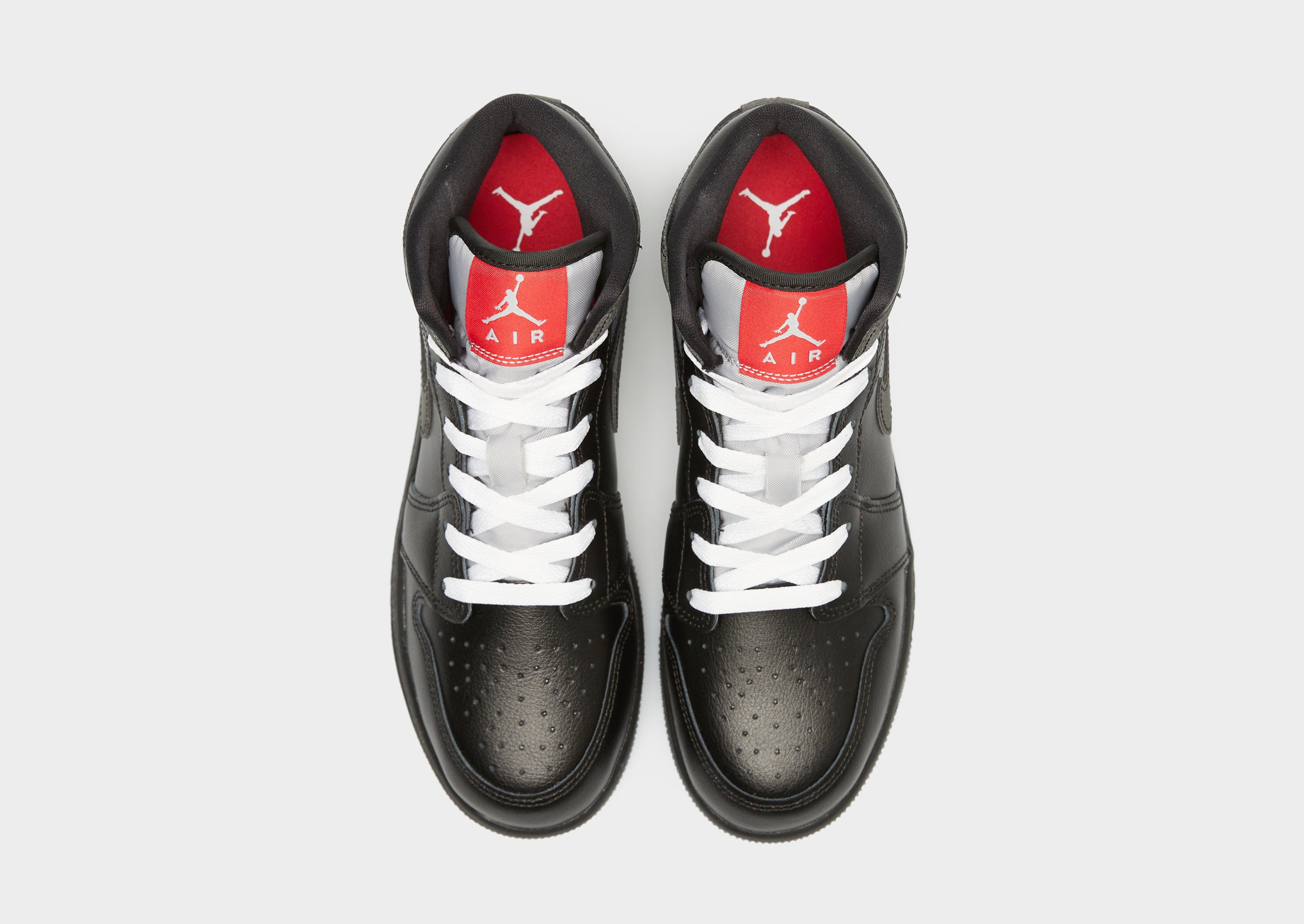 Gyerek sneakers JORDAN AIR JORDAN 1 MID BG HV5180-010 Fekete