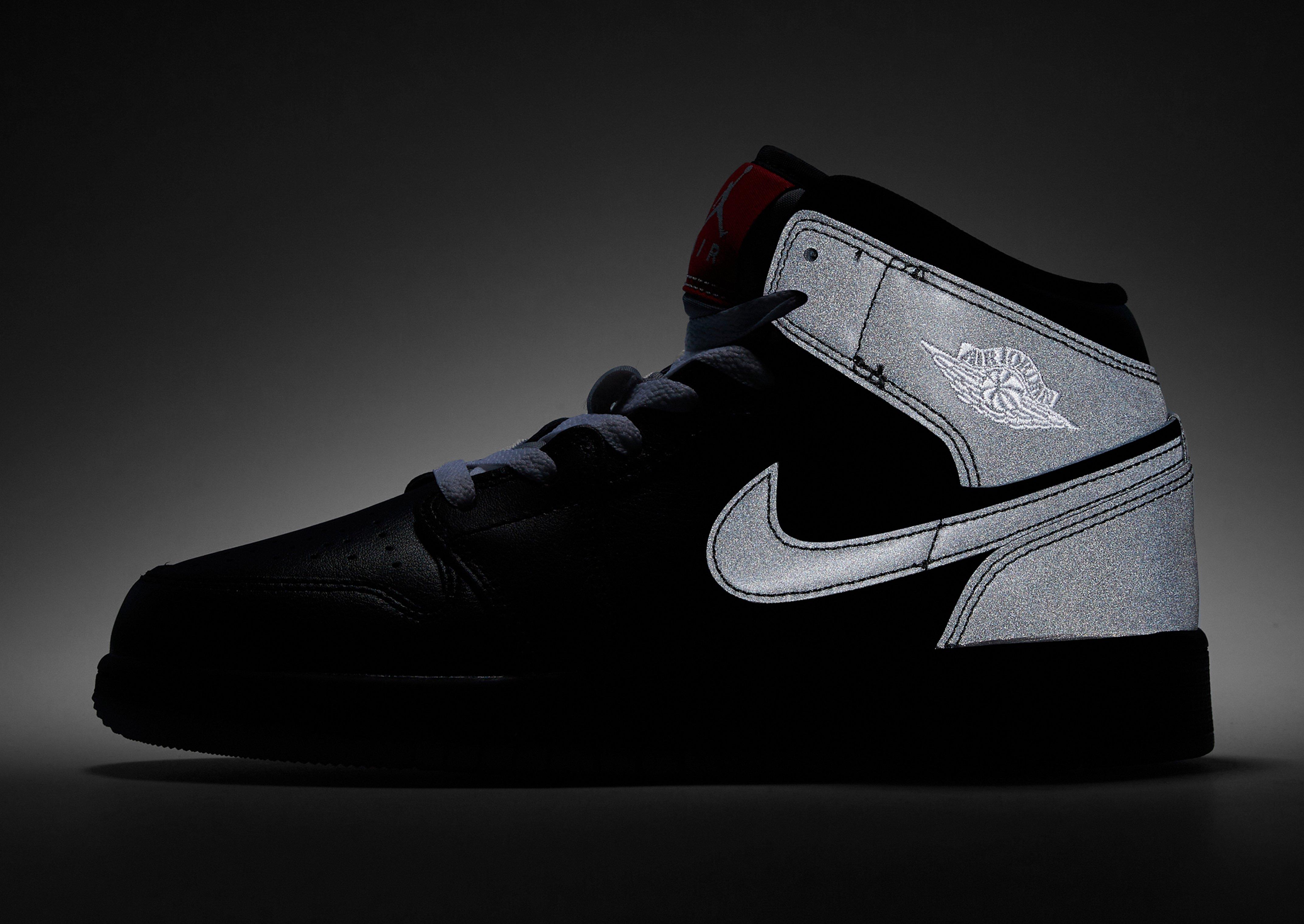 Gyerek sneakers JORDAN AIR JORDAN 1 MID BG HV5180-010 Fekete