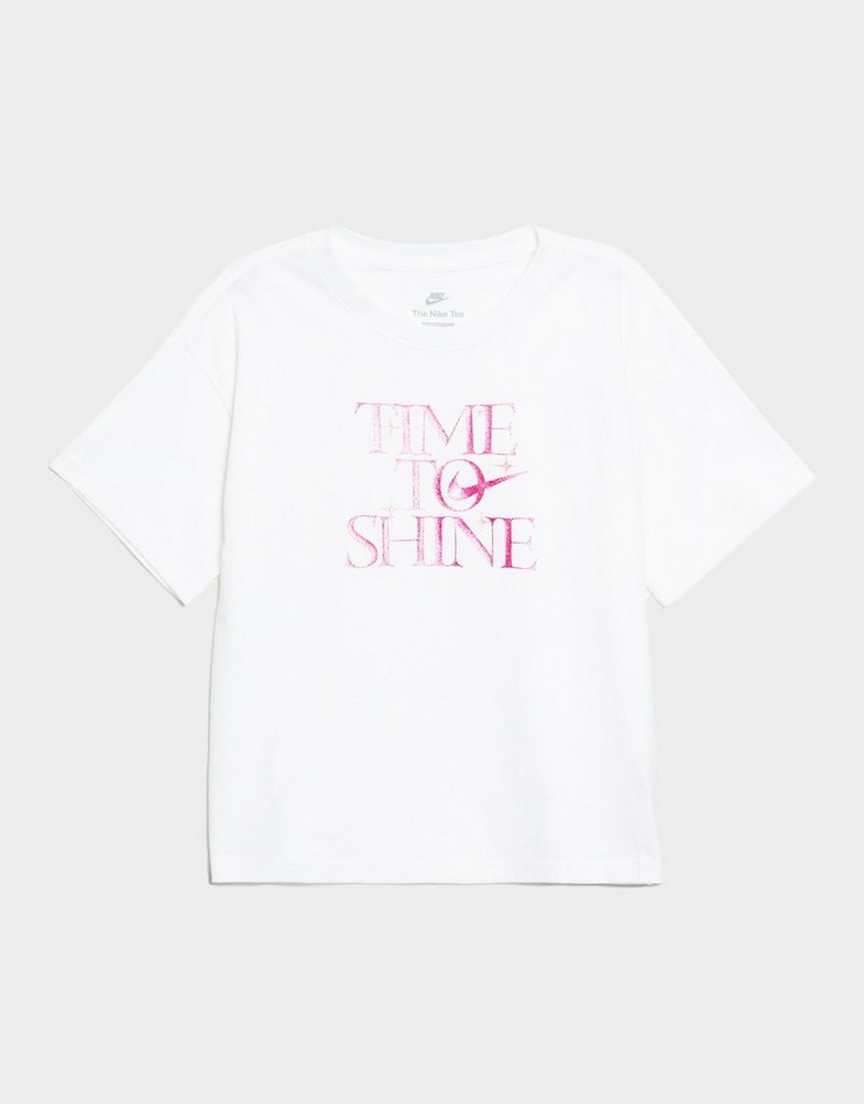 Tricou pentru copii NIKE TRICOU G NSW TEE EMPOWER SHINE HV5722-100 Alb