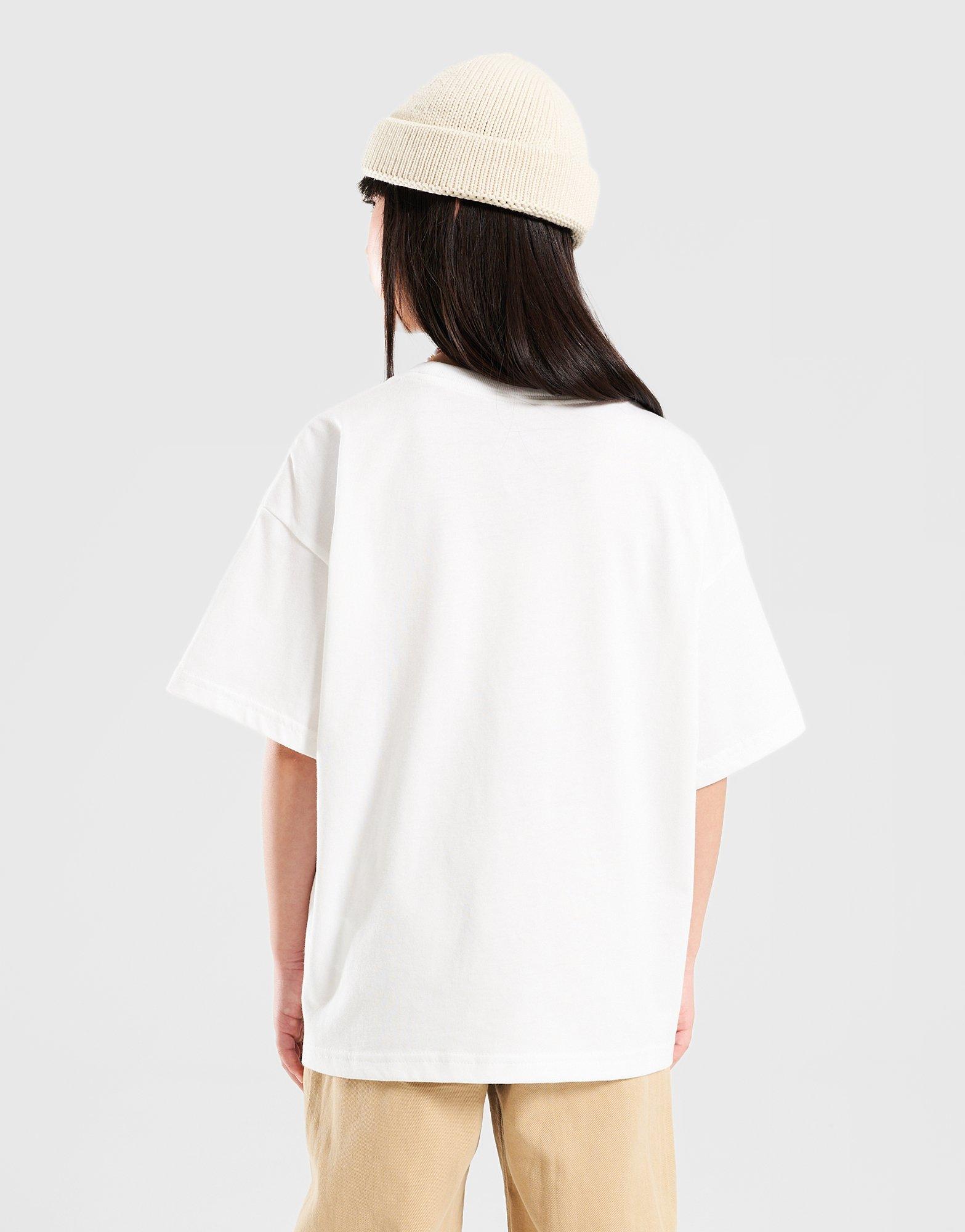 Koszulka, t-shirt dziecięcy NIKE T-SHIRT G NSW TEE EMPOWER SHINE HV5722-100 Biały