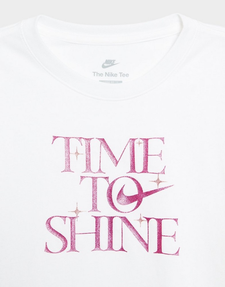 Tricou pentru copii NIKE TRICOU G NSW TEE EMPOWER SHINE HV5722-100 Alb