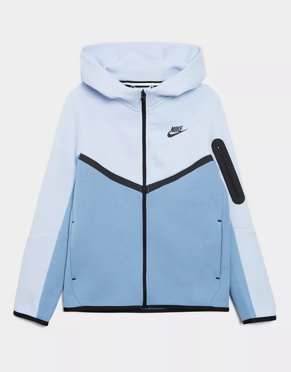 NIKE КОФТА НА БЛИСКАВЦІ З   КАПЮШОНОМ B NSW TCH FLC FZ, фото 1 з 3