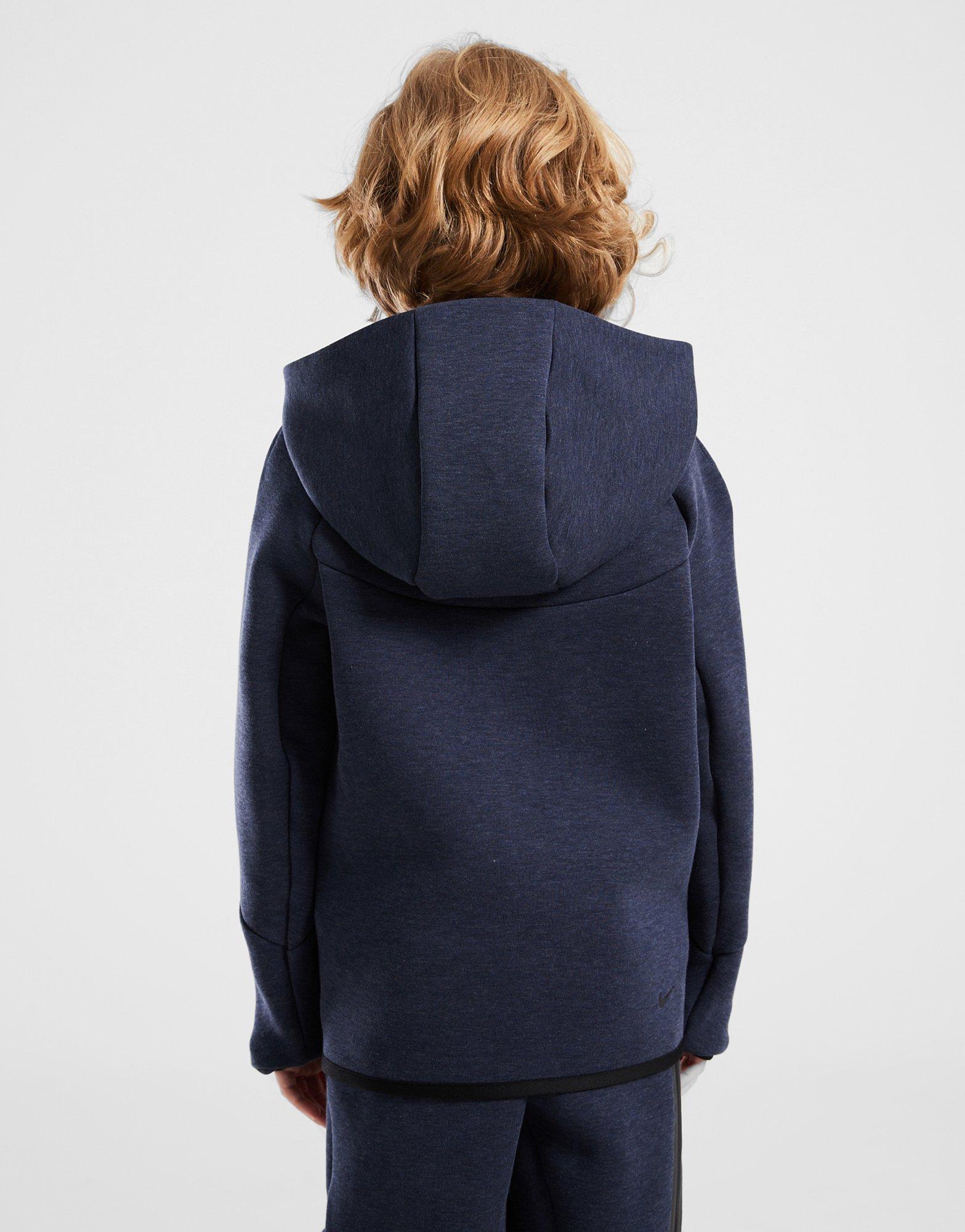 Детски суичър NIKE СУИТЧЪР СЪС ЗАКОПЧАВАНЕ   С КАЧУЛКА NIKE TECH FLEECE HV5867-473 Тъмносин