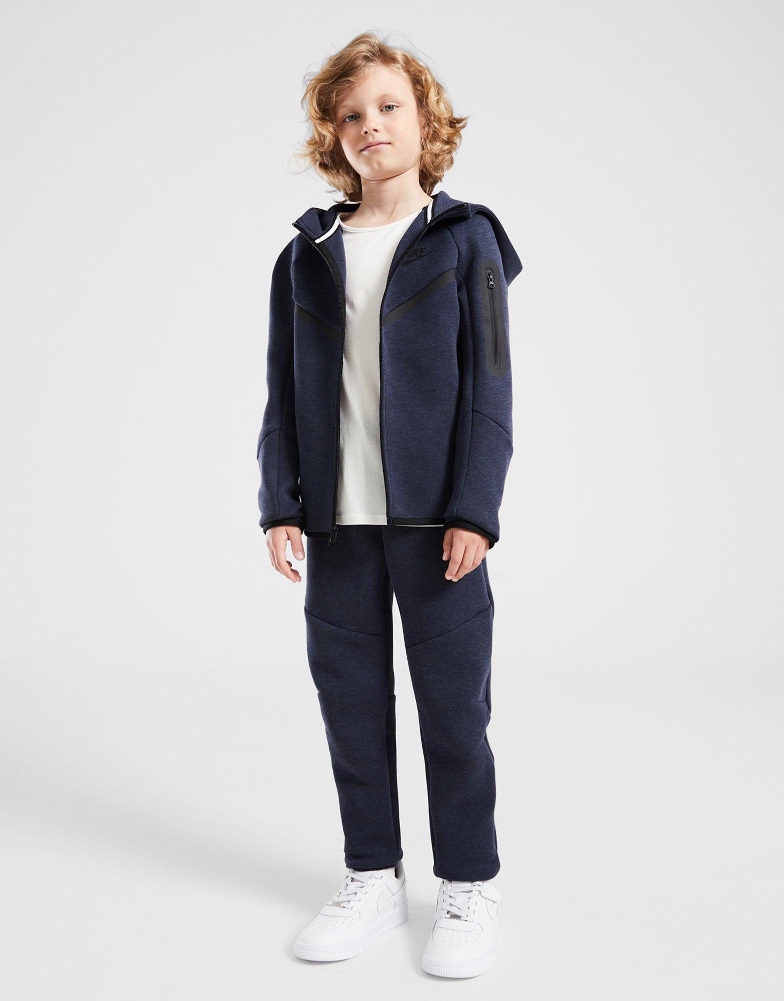 Детски суичър NIKE СУИТЧЪР СЪС ЗАКОПЧАВАНЕ   С КАЧУЛКА NIKE TECH FLEECE HV5867-473 Тъмносин