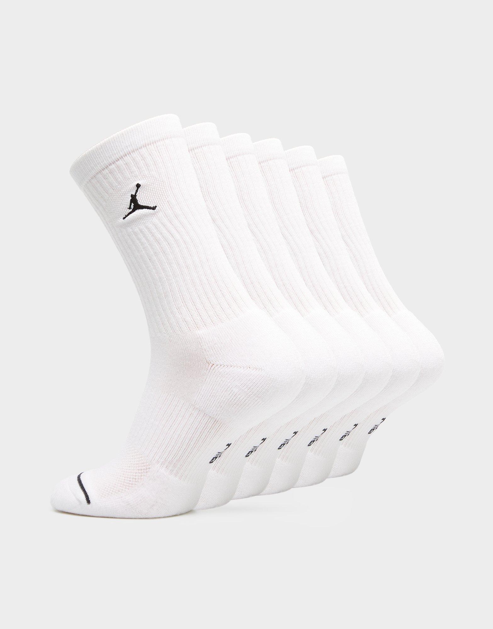 Șosete pentru femei JORDAN ȘOSETE JORDAN EVERYDAY 6PAK HV6228-100 Alb