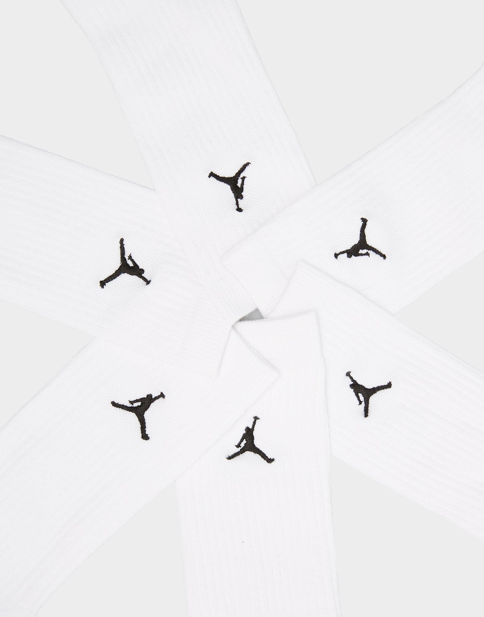 Șosete pentru femei JORDAN ȘOSETE JORDAN EVERYDAY 6PAK HV6228-100 Alb