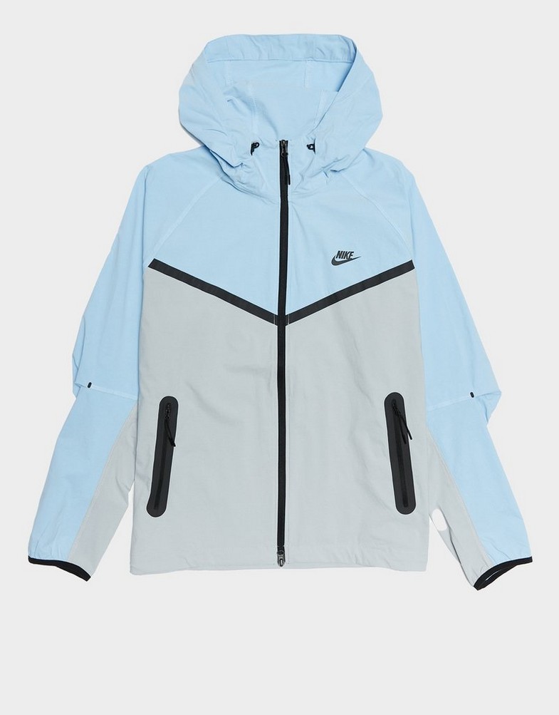 Bluză pentru bărbați NIKE BLUZĂ CU GLUGĂ M NK TCH SSNL WVN WR FZ JKT HV6514-012 Albastru