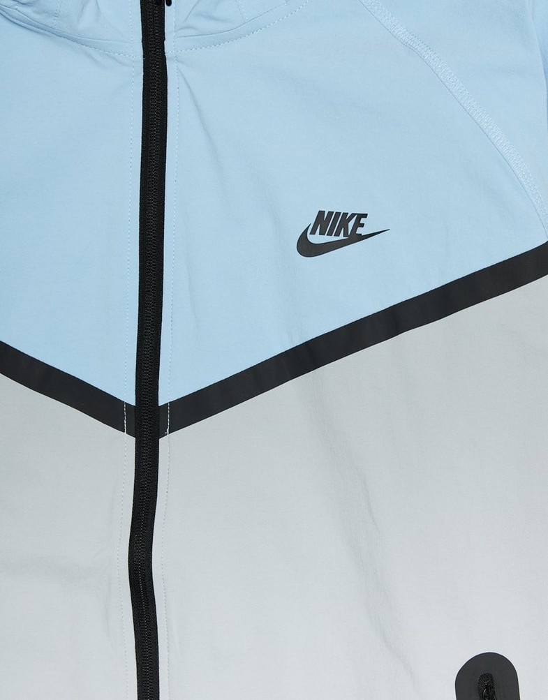 Bluză pentru bărbați NIKE BLUZĂ CU GLUGĂ M NK TCH SSNL WVN WR FZ JKT HV6514-012 Albastru
